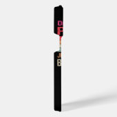 ダートバイクパパモトクロスエンデューロモーターサイクルスポーツF iPhoneケース (右側面)