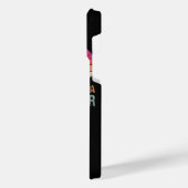 ダートバイクパパモトクロスエンデューロモーターサイクルスポーツF iPhoneケース (左側面)