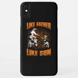 ダートバイクパパFDブラック iPhone XS MAXケース