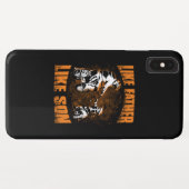 ダートバイクパパFDブラック Case-Mate iPhoneケース (裏面(横))