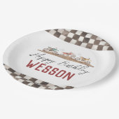 ダートバイクパーティープレート、バイクプレート ペーパープレート (アングル)