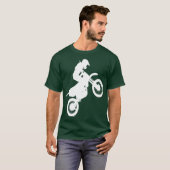 ダートバイクフリースタイルモトクロス Tシャツ (正面フル)