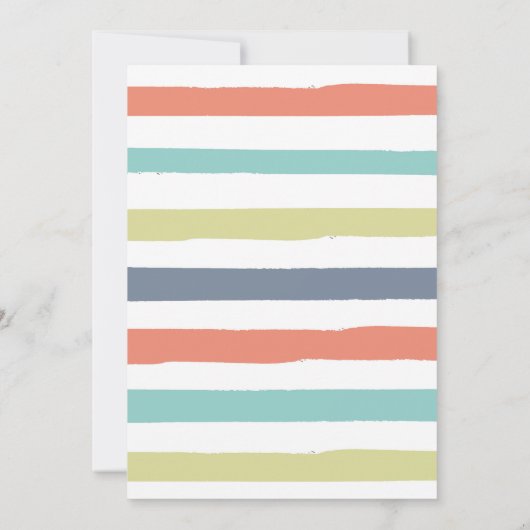 ダートバイクベビーシャワー招待状 招待状 (裏面)