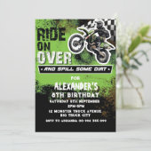 ダートバイクボーイグリーン第3回46日7日8日9日 招待状 (スタンド正面)