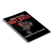 ダートバイクボーイモトクロス恋人 ノートブック (右側)