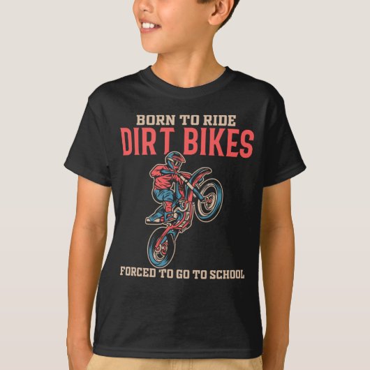 ダートバイクボーイモトクロス恋人 Tシャツ (正面)
