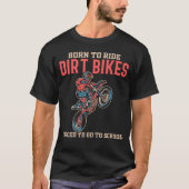 ダートバイクボーイモトクロス恋人 Tシャツ (正面)