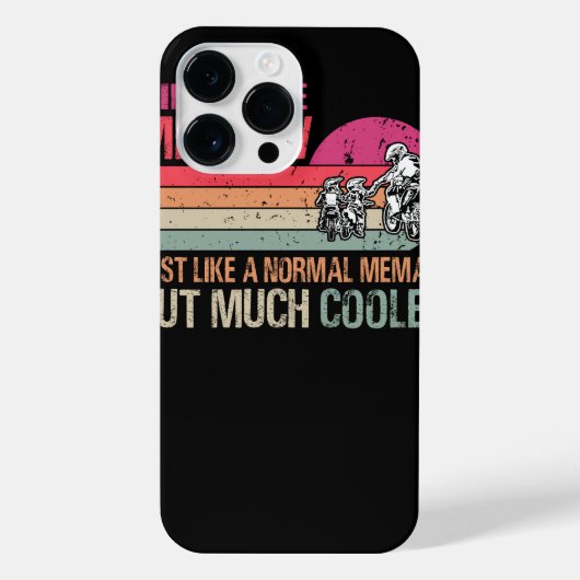 ダートバイクミューMotocrossエンデューロモーターサイクルスポーツ iPhoneケース (裏面)