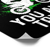 ダートバイクモトもしクロスダートア飛んでいるン'T You are ポスター (角)