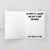 ダートバイクモトクロスが良いクラッシュカードを取得 カード (内部)