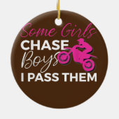 ダートバイクモトクロスガール セラミックオーナメント (裏面)