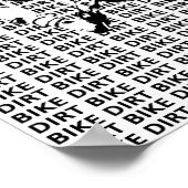 ダートバイクモトクロスプリントポスター ポスター (角)