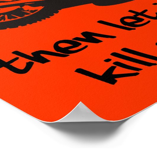 ダートバイクモトクロスポスターサインを殺せ ポスター (角)