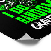 ダートバイクモトクロス私はランダムにクラッシュしない ポスター (角)