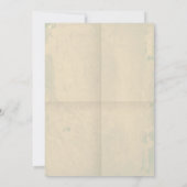 ダートバイクモトクロス誕生日パーティーへの招待 招待状 (裏面)