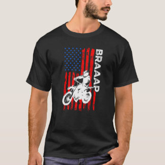 ダートバイクモトクロスMxライダーオフロードレース8 Tシャツ