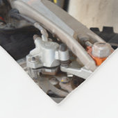 ダートバイクモーターバイクホイールコーグフリースブランケット フリースブランケット (角)