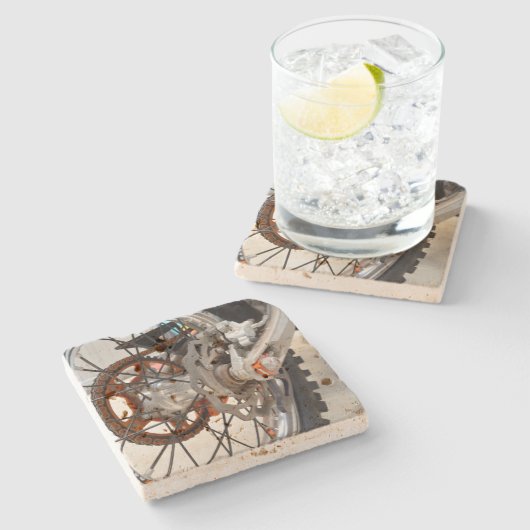 ダートバイクモーターバイクホイールコーグ、ストーンコースター ストーンコースター (横)