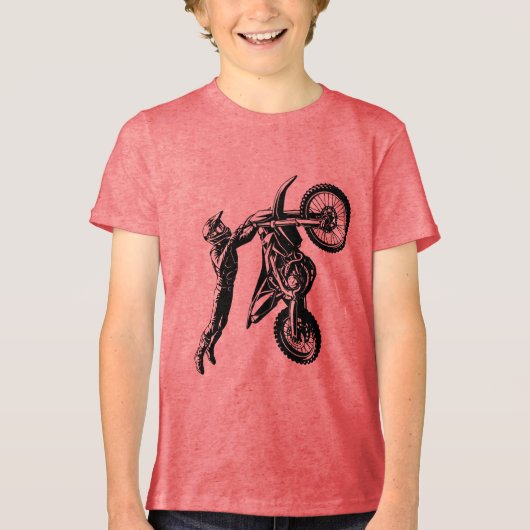 ダートバイクライダー トライブレンドTシャツ (正面)