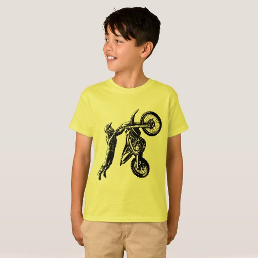 ダートバイクライダー Tシャツ (正面フル)
