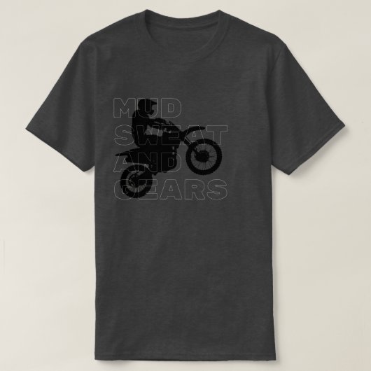 ダートバイクライフスタイル Tシャツ (デザイン正面)
