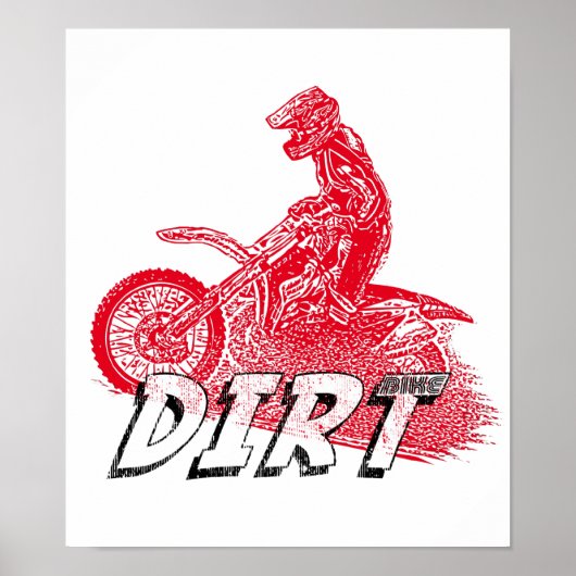 ダートバイクレース ポスター (正面)