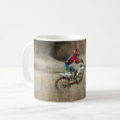 ダートバイク乗馬 コーヒーマグカップ (正面左)