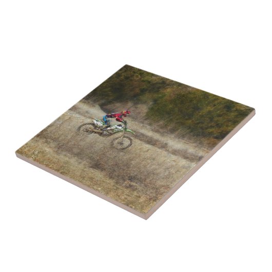 ダートバイク乗馬 タイル (側面)