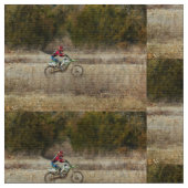 ダートバイク乗馬 ファブリック (クローズアップ)