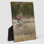 ダートバイク乗馬 フォトプラーク (側面)