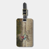 ダートバイク乗馬 ラゲッジタグ (正面縦)