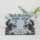 ダートバイク合同誕生日 招待状 (スタンド正面)