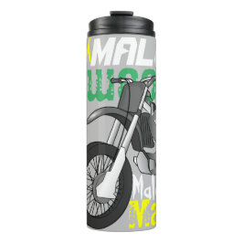 ダートバイク名タイポグラフィカスタムカラー タンブラー