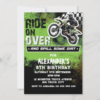 ダートバイク少年グリーン 2位 3位 4位 6位 7位 8位 9位 招待状