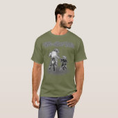ダートバイク父と息子このモト得クロス Tシャツ (正面フル)