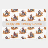 ダートバイク用ラッピング紙フラットシートセット3 ラッピングペーパーシート (正面)