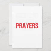 ダートバイク祈りの言葉モトマモトクロスマザーギフト 招待状 (正面)