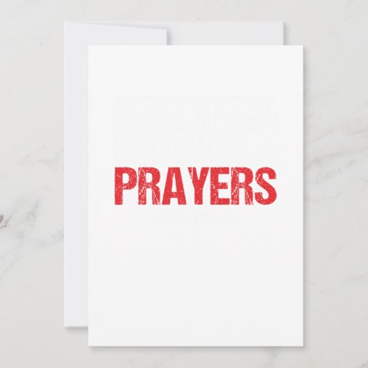 ダートバイク祈りの言葉モトマモトクロスマザーギフト 招待状 (正面)