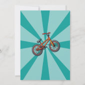 ダートバイク誕生日の招待マッドファントラックに乗って 招待状 (裏面)