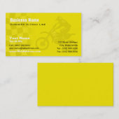 ダートバイク、オートバイ レース、MX チームへのお問い合わせ 名刺 (正面/裏面)