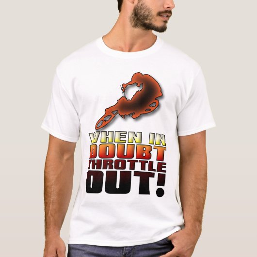 ダートバイク モトクロス おもしろTシャツ Tシャツ (正面)