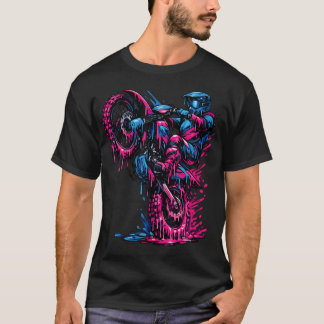 ダートバイク モトクロス エンデューロ ダートバイク スタント Tシャツ