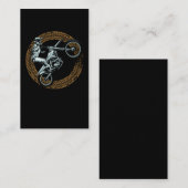 ダートバイク・モトクロス・ホイール・モーターバイカー 名刺 (正面/裏面)