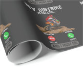 ダートバイク·モトクロス·レーシング·バイク中毒者 ラッピングペーパー (ロールコーナー)