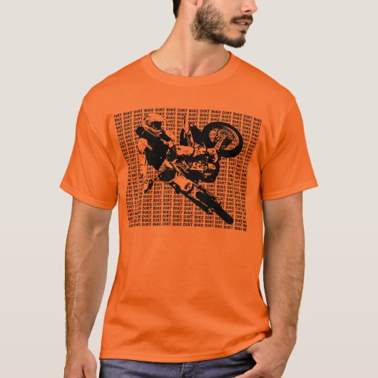 ダートバイク モトクロスTシャツ Tシャツ (正面)