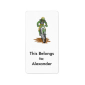 ダートバイク ラベル (正面)