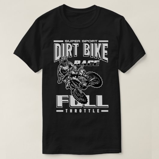 ダートバイク レース Tシャツ (デザイン正面)