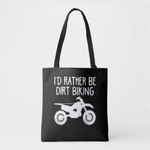 ダートバイク – 私はむしろダートサイクリングモトクロス トートバッグ