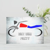 ダートバイク 30歳の誕生日 招待状 (スタンド正面)