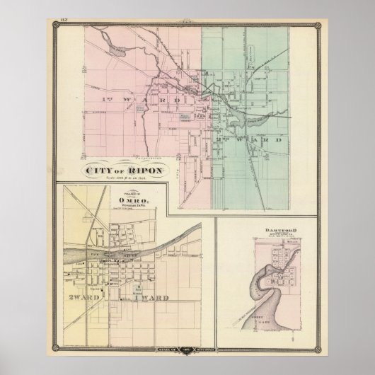 ダートフォード州オムロ村リポン市 ポスター (正面)